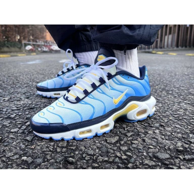 NIKE AIR MAX PLUS TN ‘UNIVERSITY BLUE TOPAZ GOLD’