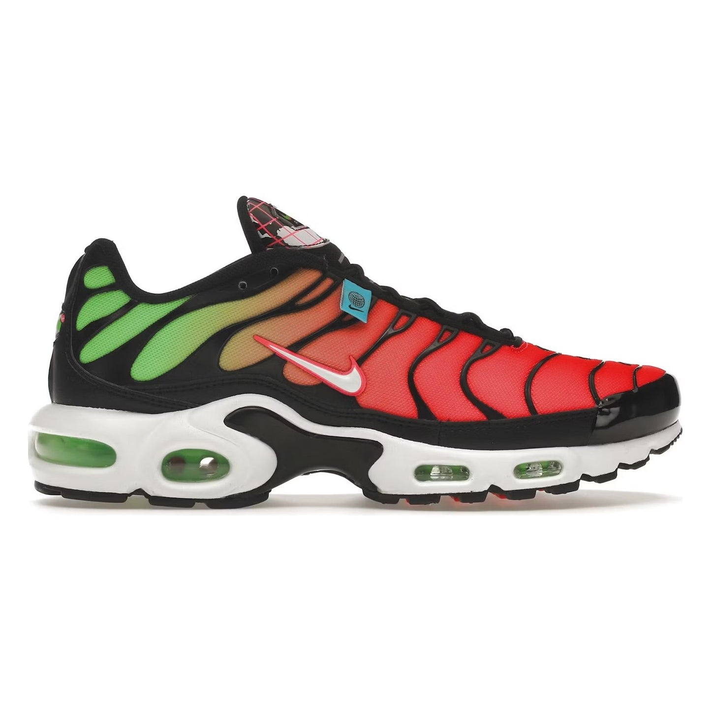 NIKE AIR MAX PLUS WORLDWIDE CRIMSON GREEN