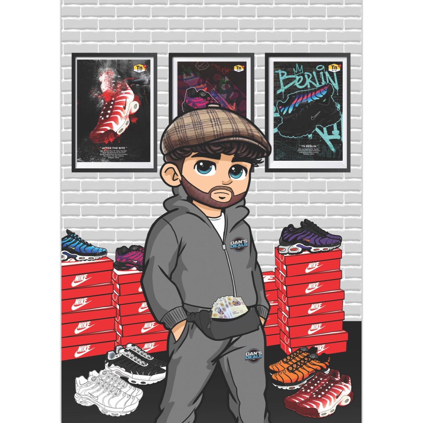 THE DAN’S DEALS EXCLUSIVE ART WORK POSTER (FRAME NOT INCLUDED)