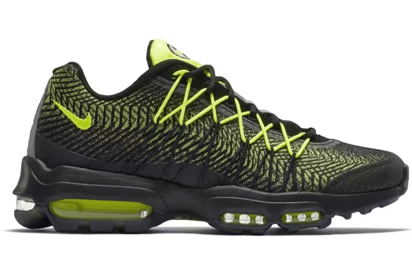 NIKE AIR MAX 95 JACQUARD BLACK VOLT (2015)