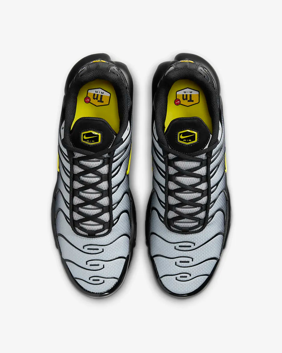 NIKE AIR MAX PLUS TN BLACK OPTI YELLOW