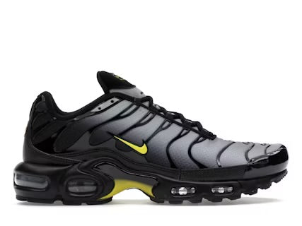 NIKE AIR MAX PLUS TN BLACK OPTI YELLOW