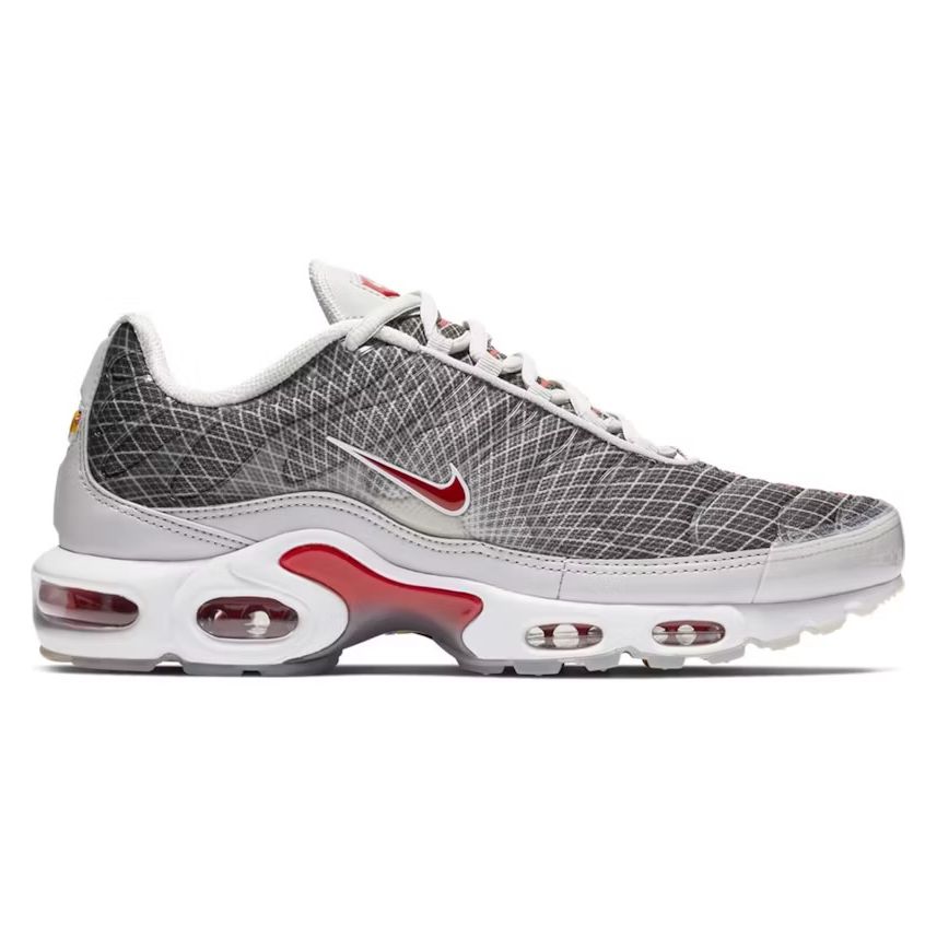 NIKE AIR MAX PLUS TN WAVE GRID GREY/RED