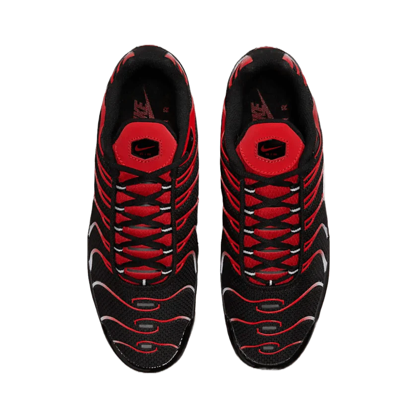 NIKE AIR MAX PLUS TN ‘BLACK/UNIVERSITY RED’
