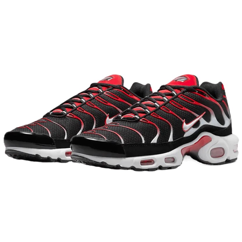 NIKE AIR MAX PLUS TN ‘BLACK/UNIVERSITY RED’