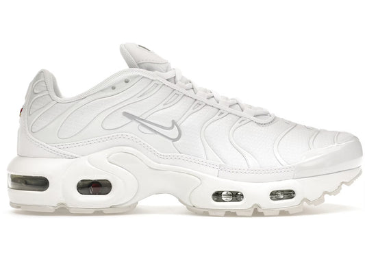 NIKE AIR MAX PLUS TN WHITE METALLIC SILVER GS